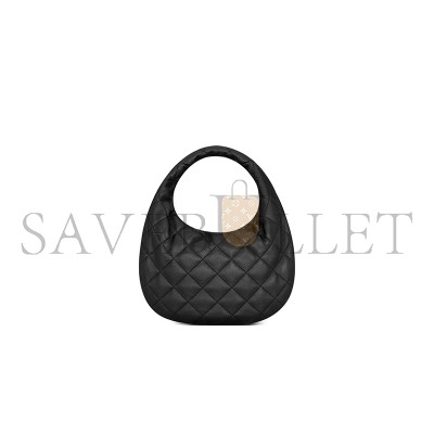 YSL ICARINO IN QUILTED NAPPA 851689AAANG1000 (17*15.5*3cm)